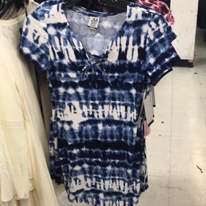 Blue Tie tyde dress